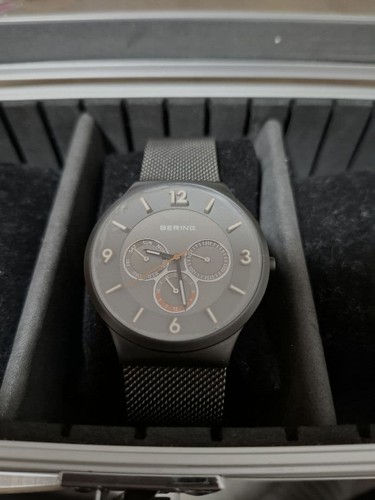 Bering cronografo maglia nera - bering,
